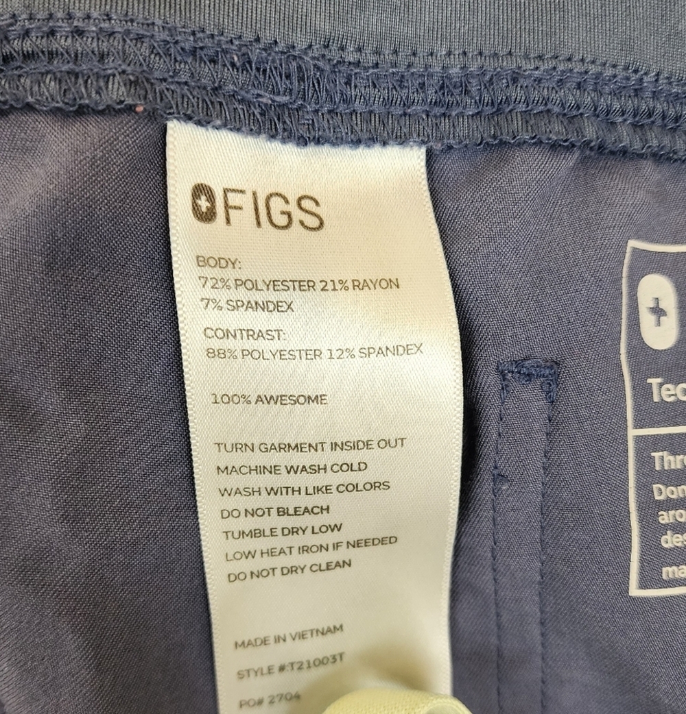 Figs Technical Collection Grey Pull On Scrubs Pan… - image 6